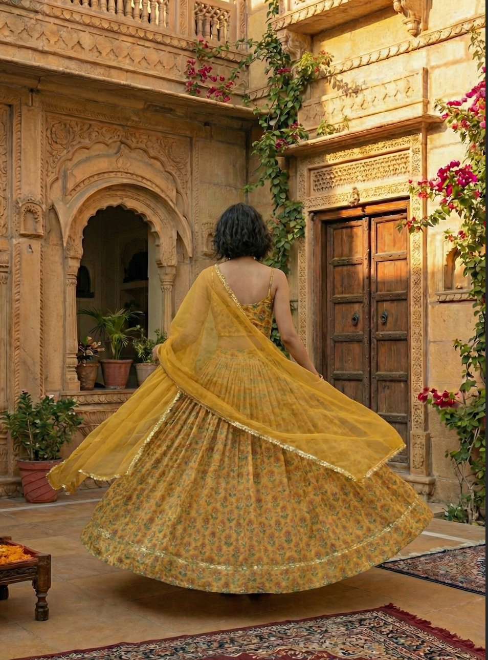 Sunshine Floral Lehenga Set