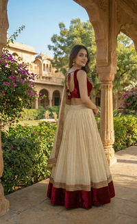 The Ivory & Red Velvet Set