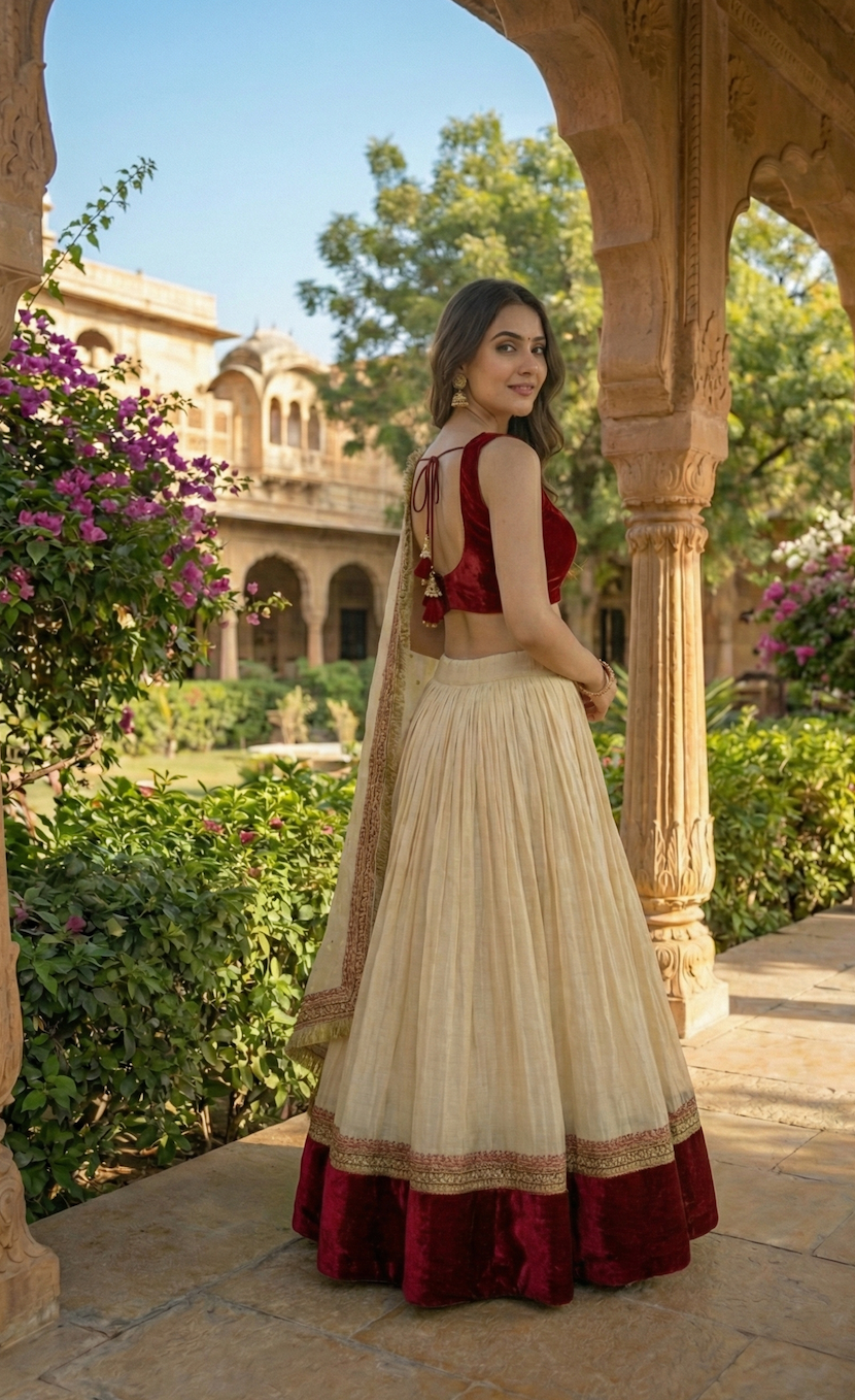 The Ivory & Red Velvet Set