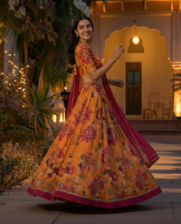 Radiant Sunset Floral Set