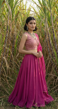 Gulaal Checkered Set