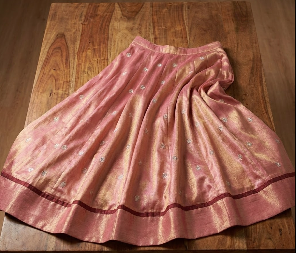 The Rose Woven Silk Lehenga Set
